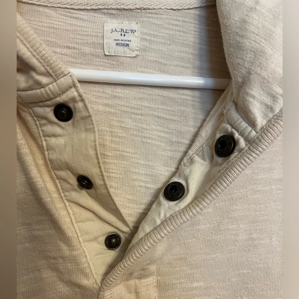 J.Crew three button lightweight‎ hoodie size M